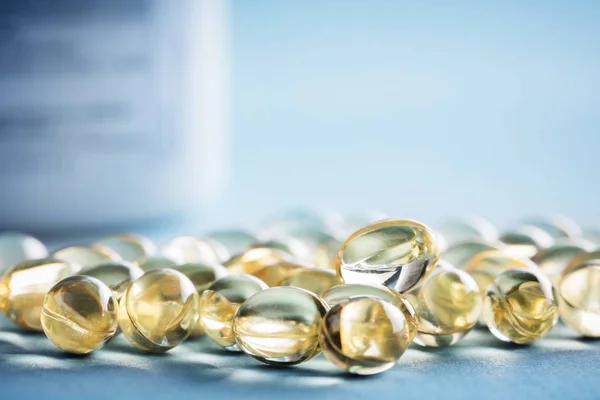 Vitamins Laying Table Prescription Bottle — Stock Photo, Image