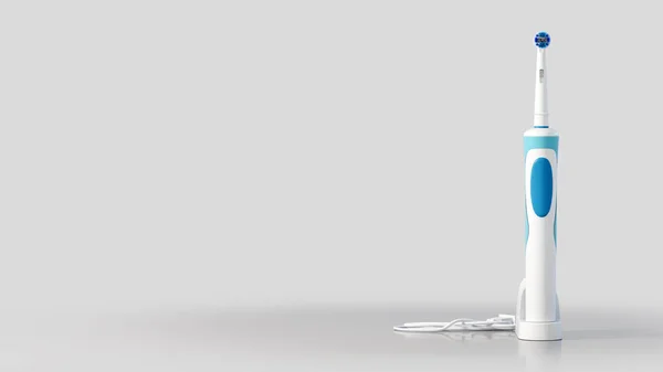 Электрическая Зубная Щетка Современная Гигиена Зубов Рендеринг — стоковое фото