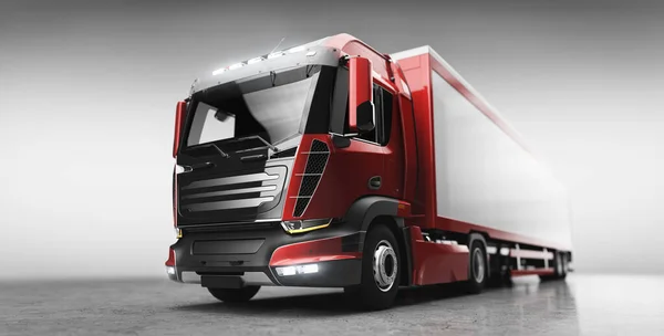 Truck Cargo Trailer Transport Shipping Industry Illustration — Stock Photo, Image