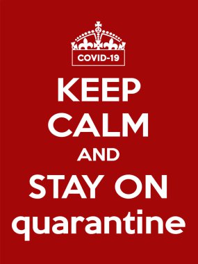 Dikey dikdörtgen kırmızı-beyaz motivasyon Coronavirus COVID-19 posterleri antika geçmişe dayanır.