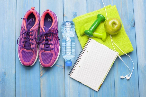 Zapatos y accesorios deportivos — Foto de Stock