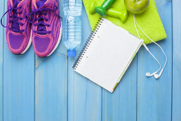 Zapatos y accesorios deportivos — Foto de Stock