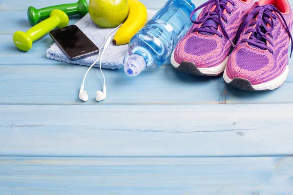 Zapatos y accesorios deportivos — Foto de Stock