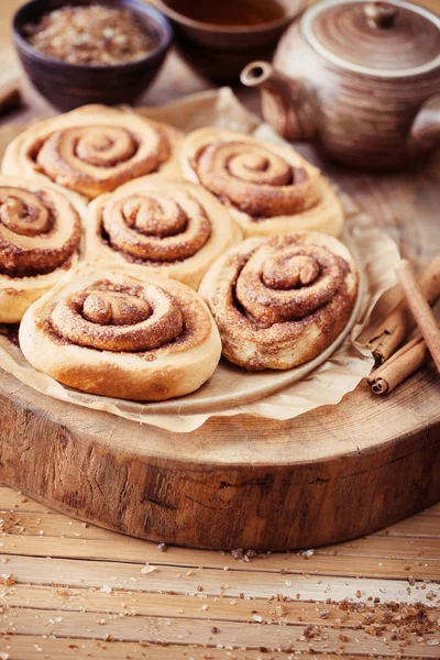 Delicious cinnamon rolls — Stock Photo, Image