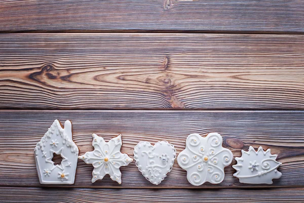 Εορταστικά γλυκά gingerbreads — Φωτογραφία Αρχείου