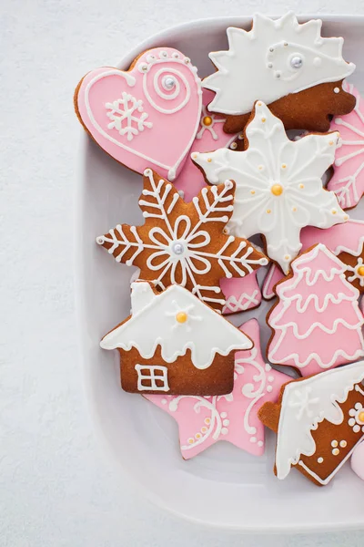 Çok güzel pembe gingerbreads — Stok fotoğraf