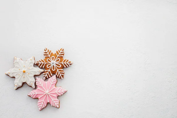 Çok güzel pembe gingerbreads — Stok fotoğraf