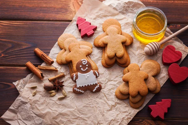 Vánoční pečení perník med — Stock fotografie