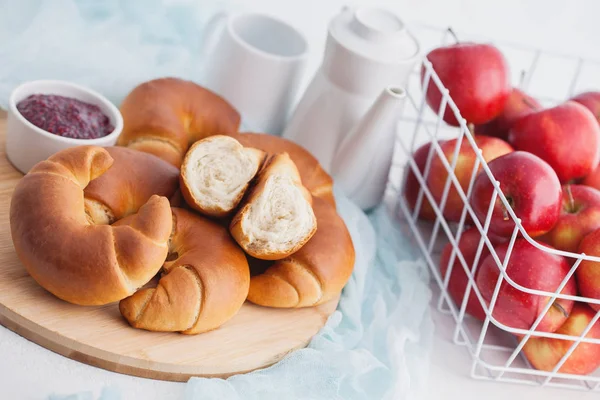 Finom, házi készítésű croissant-t — Stock Fotó