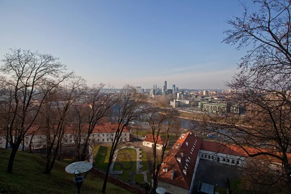 Vilnius i höst. Visa från Gediminas hill — Stockfoto