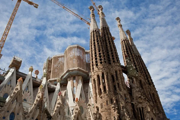 Barcelona, Spain - March 23 2014: Sagrada Familia under construction, detail. — Stock Photo, Image