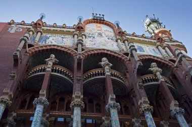Katalan müziği Sarayı. Barcelona, Ispanya