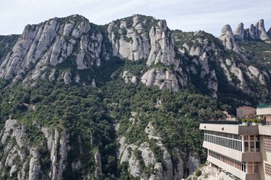Montserrat, Catalonia, İspanya bir dağ oluşumu
