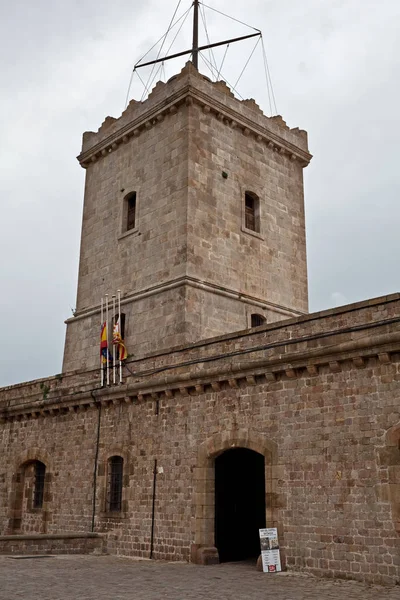 Castillo de Montjuic en Barcelona. España —  Fotos de Stock