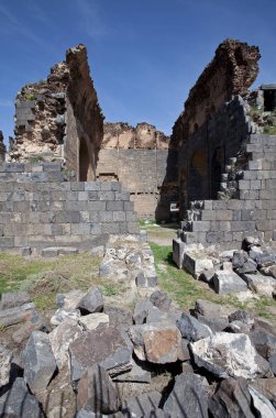 Harabeleri antik kentin Bosra (Busra), Suriye