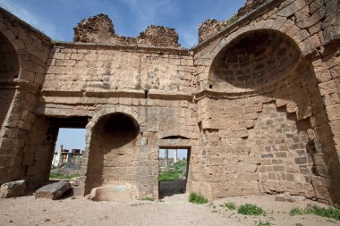 Harabeleri antik kentin Bosra (Busra), Suriye