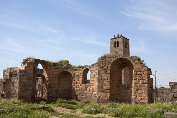 Ruinas de la antigua ciudad Bosra (Busra), Siria —  Fotos de Stock