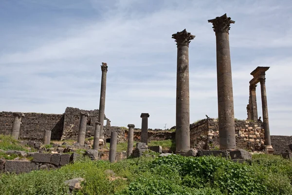 Harabeleri antik kentin Bosra (Busra), Suriye