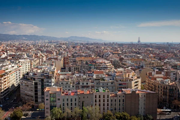 Barcelona, España - vista desde arriba . — Foto de Stock