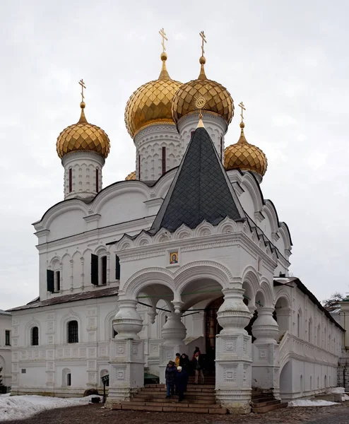 Κόστρομα Ρωσία Ιανουαρίου 2018 Αγία Τριάδα Ipatievsky Μοναστήρι Εκκλησία Της — Φωτογραφία Αρχείου