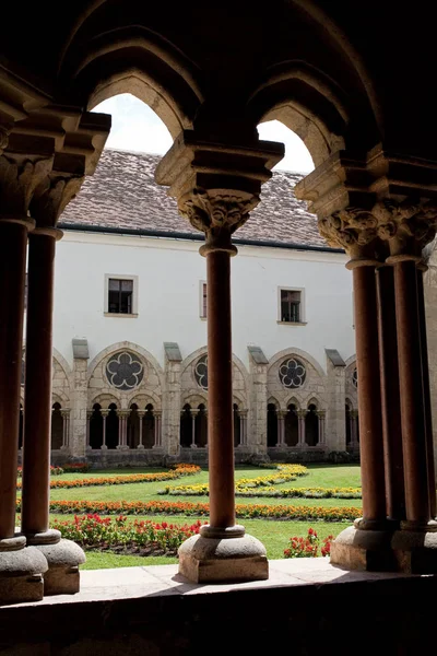 Heiligenkreuz Austria July 2017 Abbey Holy Cross Cloister — Stock Photo, Image