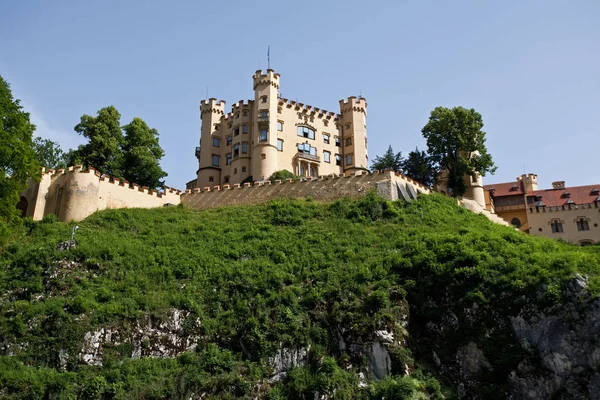 Alemania Baviera Julio 2012 Castillo Hohenschwangau Residencia Los Reyes Bávaros — Foto de Stock