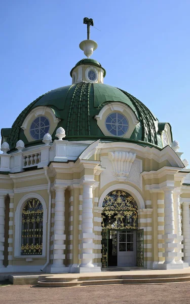 Russie Moscou Septembre 2019 Musée Propriété Kuskovo Pavillon Grotte Construit — Photo