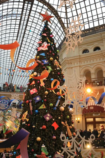 Moskau Russland Januar 2019 Das Interieur Des Berühmten Luxus Shopping — Stockfoto