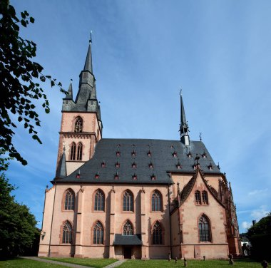 Germany  - July 3, 2012: St. Valentin church, Kiedrich