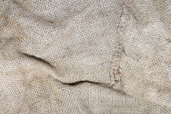 Texture d'un vieux sac de pommes de terre sale — Photo