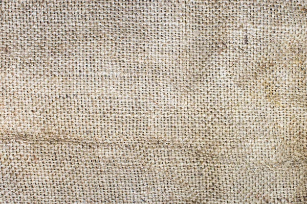 Texture d'un vieux sac de pommes de terre sale — Photo