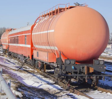 bir tren demiryolu yangınları söndürmek için tasarlanmıştır