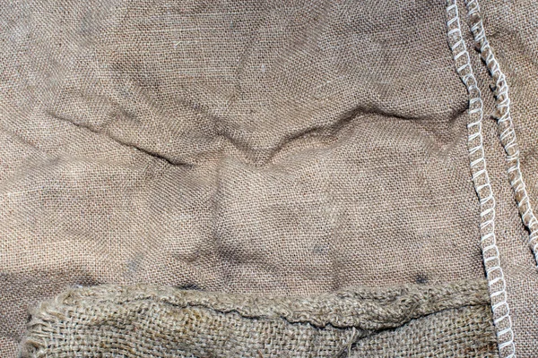 Textura de primer plano de saco viejo — Foto de Stock