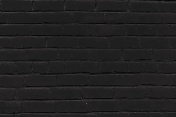 Black brick wall texture grunge background — Stock Photo, Image