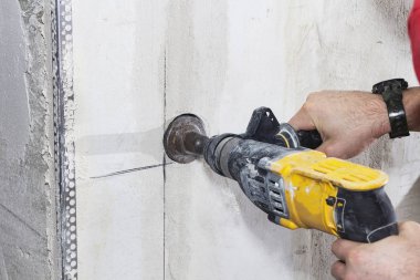 Elektrik prizi için matkap deliği, özel güç aracı matkabı.
