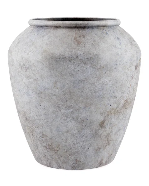 Керамическая ваза изолированы на белом фоне. 3d иллюстрация — стоковое фото