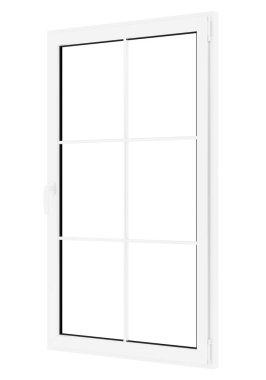 Beyaz arka plan üzerinde izole penceresini açın. 3D çizim