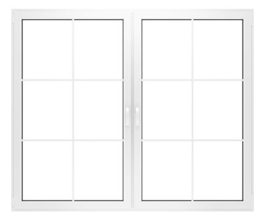 Beyaz arka plan üzerinde izole penceresini açın. 3D çizim