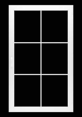 siyah arka plan üzerine izole penceresini açın. 3D çizim