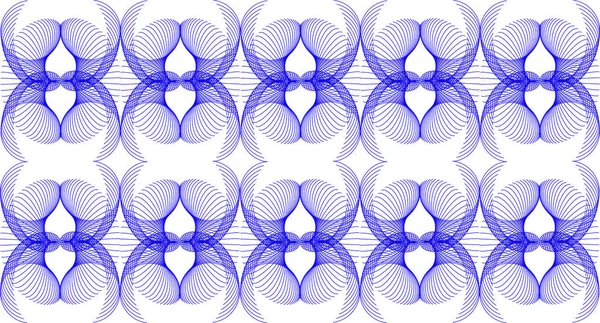 Geometrische patroon van lijnen donkerblauw — Stockvector