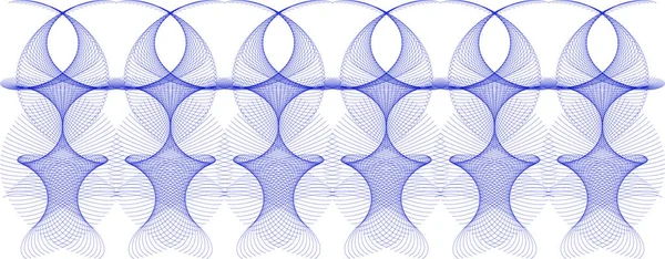 Motif géométrique des lignes bleu foncé — Image vectorielle