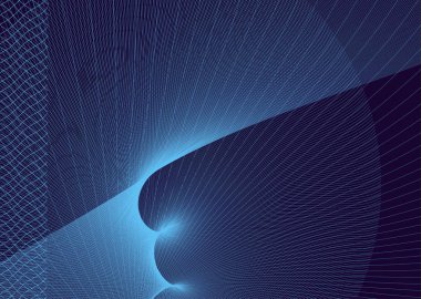 mavi arka plan beyaz çizgileri ve döngüler 