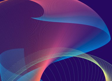 alanı, düz bir arka plan karşı büyülü renkli flash