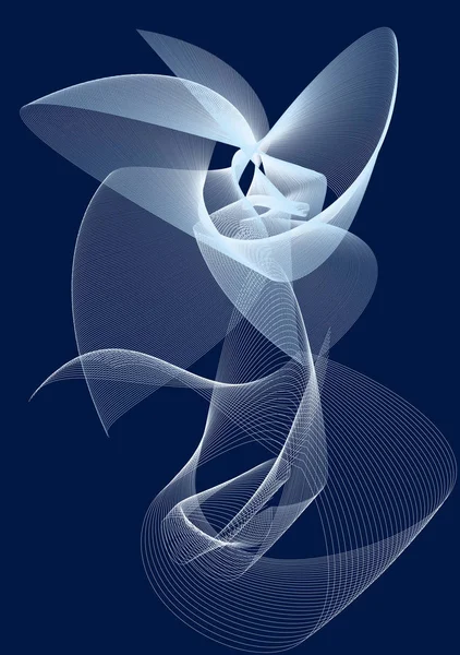 Dark blue abstract background for design artwork — Stock Vector