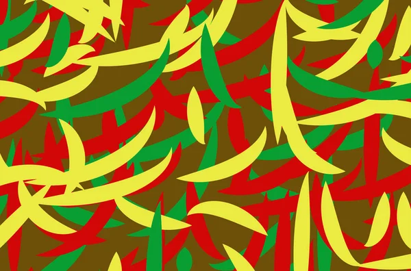 Illustration vectorielle d'un motif de camouflage kaki — Image vectorielle