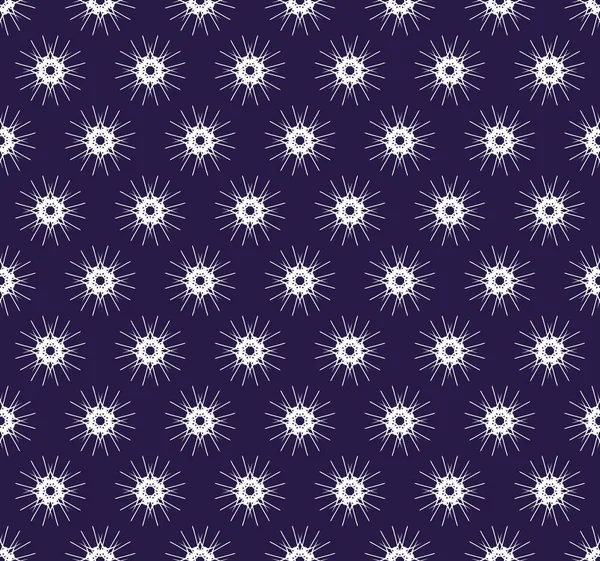 Геометрический узор в белом на ультрафиолетовом фоне — стоковый вектор