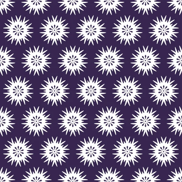 Геометрический узор в белом на ультрафиолетовом фоне — стоковый вектор