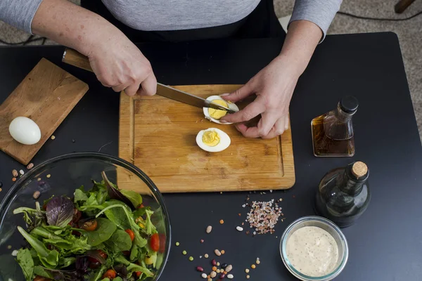 Gesunde Ernährung kochen. — Stockfoto