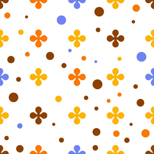 抽象的なカラフルなベクトルの背景の花 — ストックベクタ