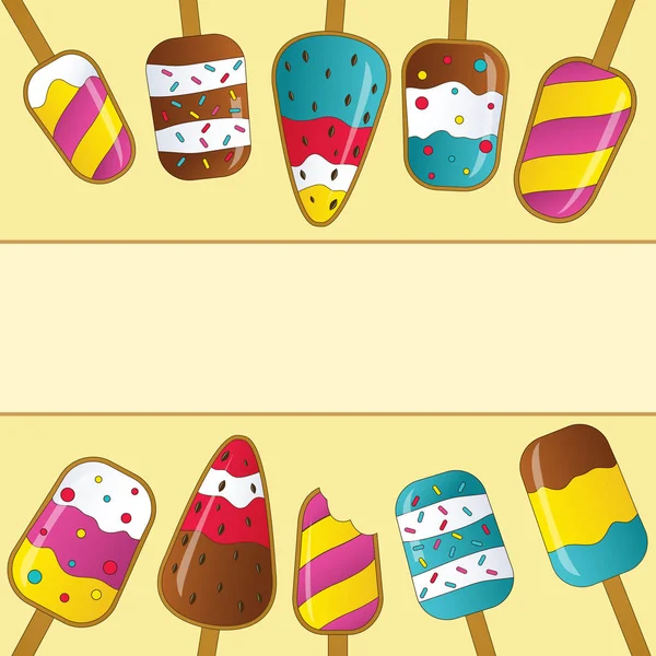 Ice cream collection, vector illustration. Royalty Free Stock Illustrations